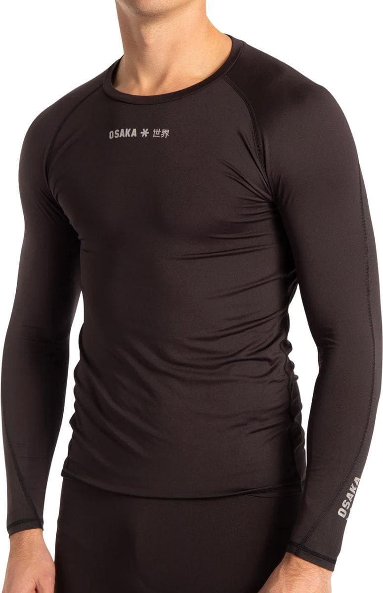 Osaka - Baselayer Top - Thermoshirt - Mannen - Zwart - L