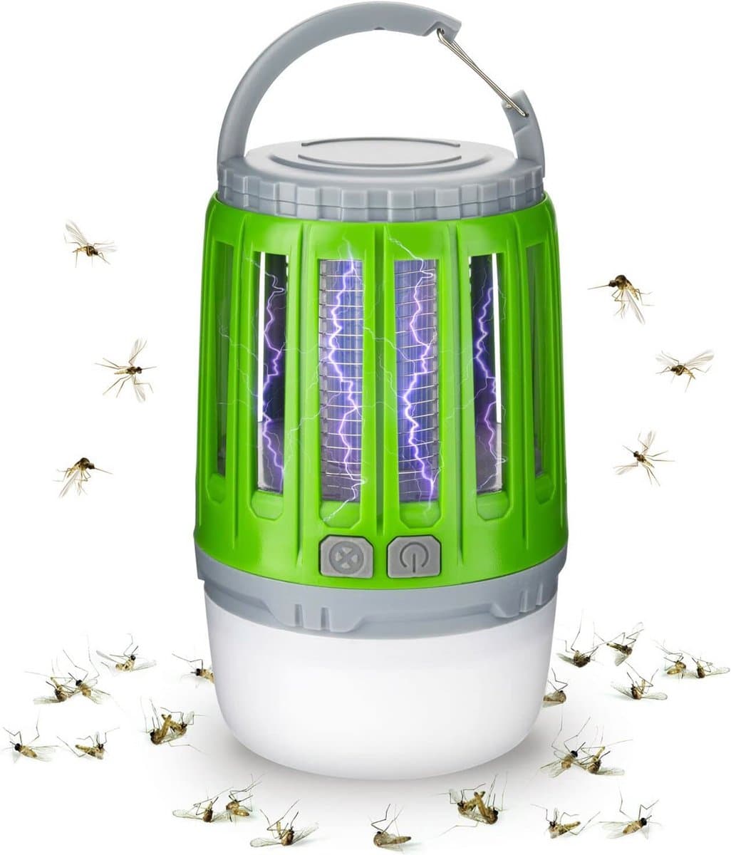 B-care Elektrische Muggenlamp - Nachtlamp - UV Muggenlamp – Muggenvanger - Geluidloos - Insectenverdelger – Vliegenlamp – Muggendoder – Mosquitokiller- Antimuggenlamp