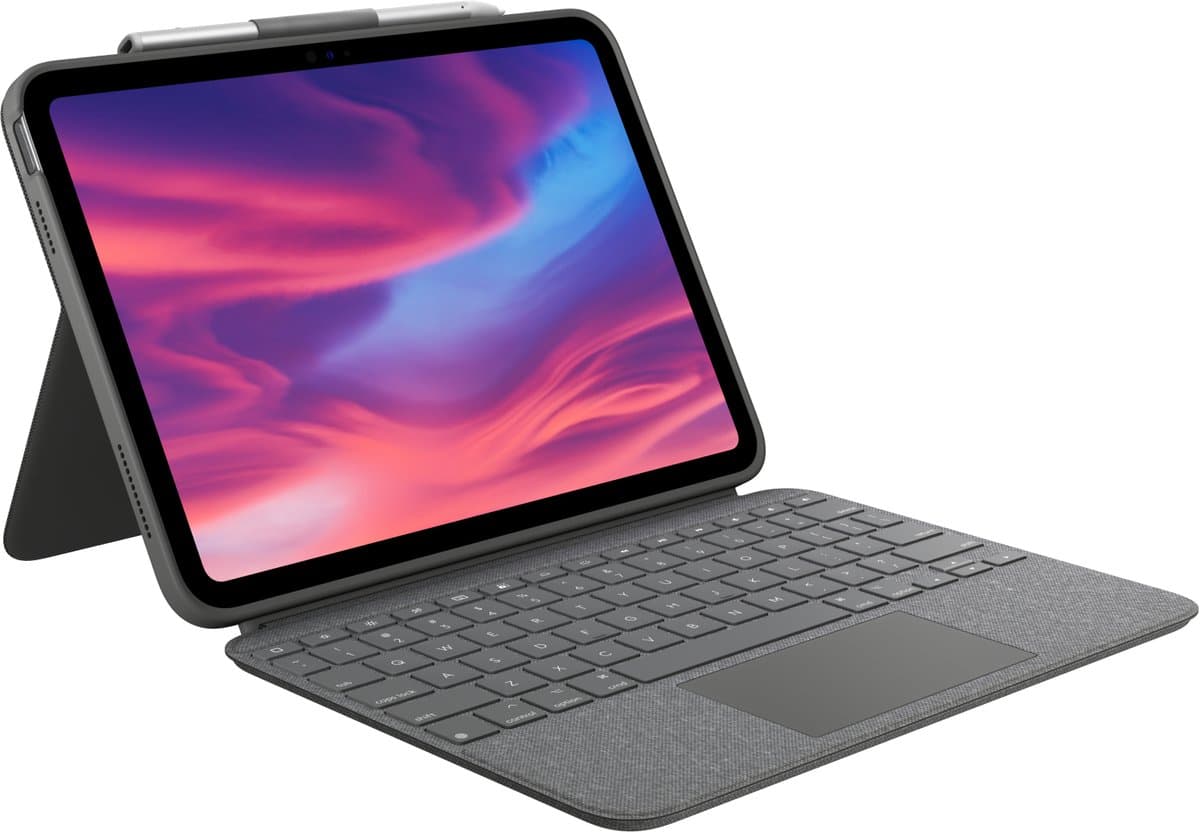 Logitech Combo Touch Apple iPad (2025/2022) Toetsenbord Hoes QWERTY