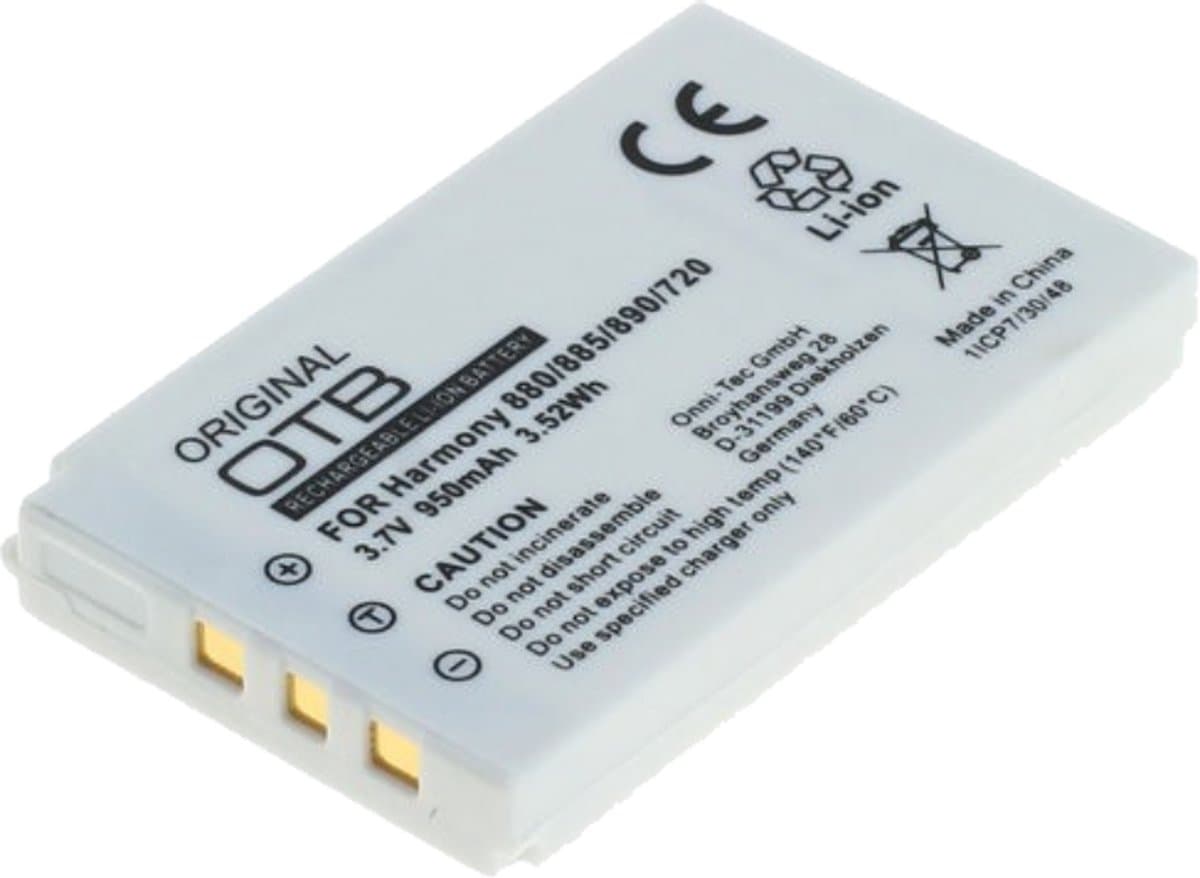 OTB Accu Batterij Logitech Harmony 900 / 880 / 885 / 890 / 720
