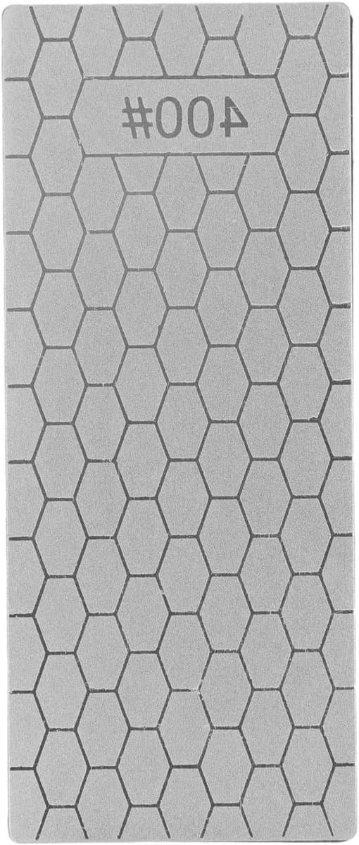 Rechthoekige Slijpsteen voor Messen, Lichtgewicht Diamant Slijpplaat, Honingsteen voor Scharen en Keukenmessen (400 Mesh)