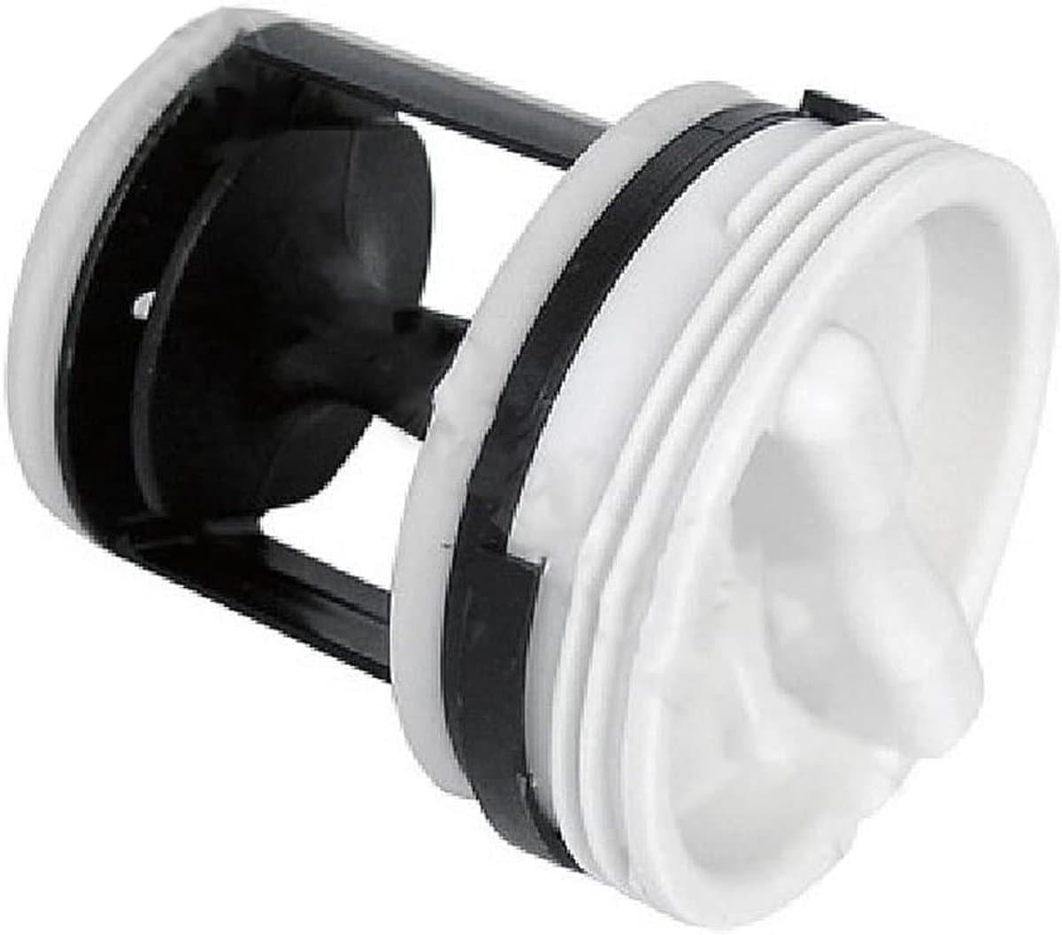 Wasmachine Filter - Afvoerpomp Filter - Onderhoud Wasmachine - Met Afdichting - 72 x 65 mm - Zwart