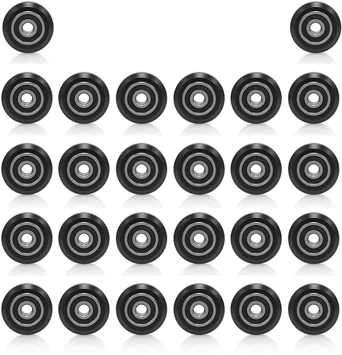aladdien - Isolatie tegen stof - 3D printer onderdelen - Hoogwaardige POM-polyformaldehyde - 26 stuks - Lagere wrijving - Geschikt voor Creality End..