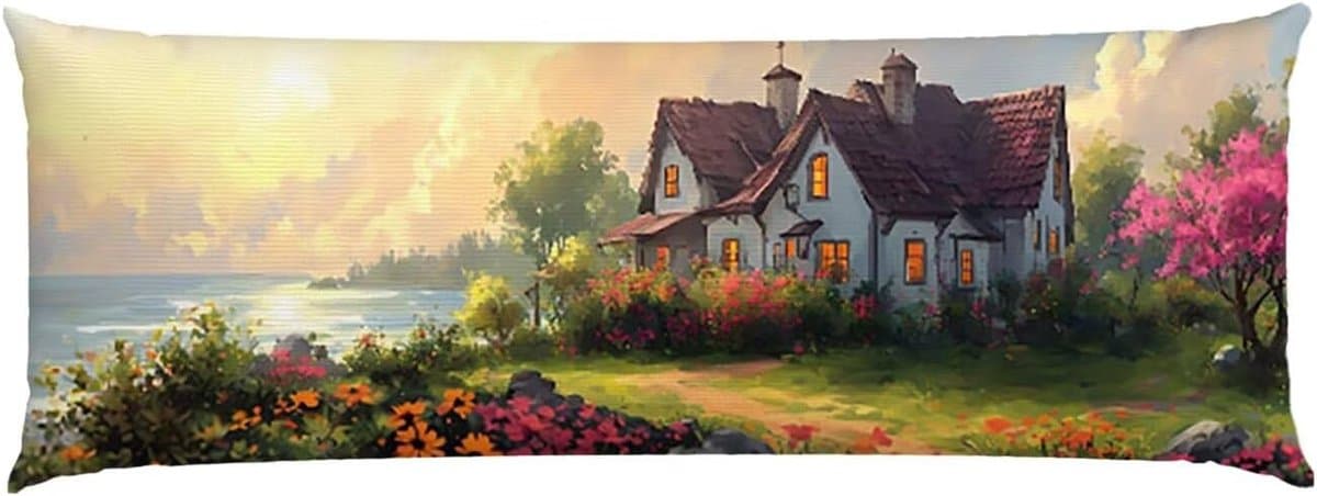 Lichaamskussen - Zwangerschapskussen - Comfortabel slapen - Wasbare fluwelen hoes - 160 x 50 cm - Meerkleurig