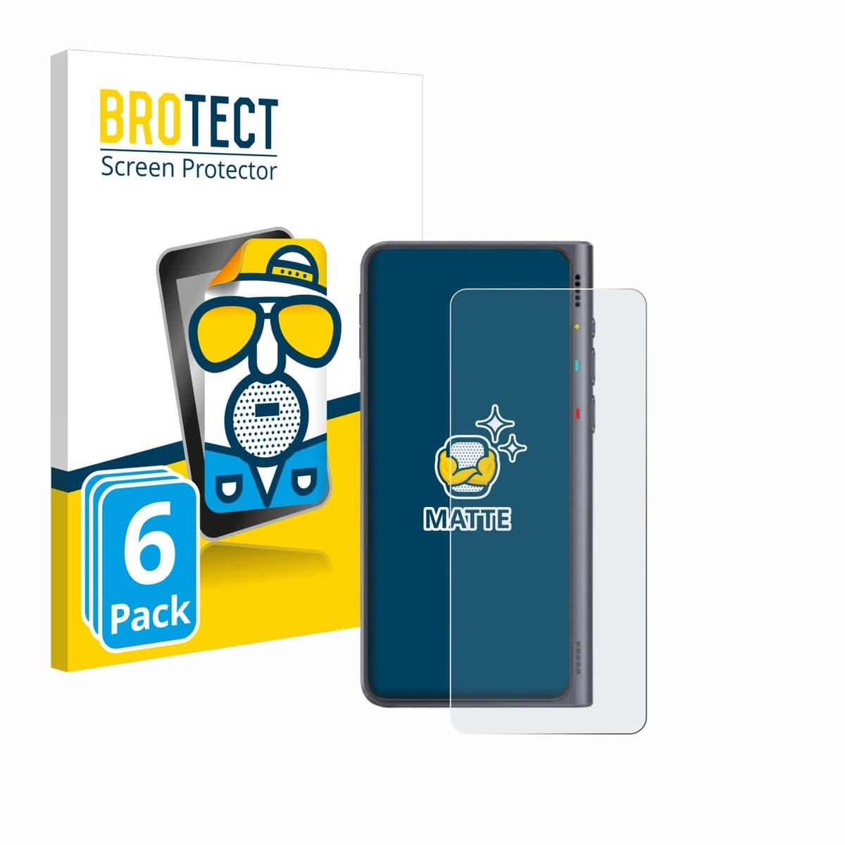 BROTECT - Screenprotector voor Timekettle Fluentalk T1 - Folie Beschermfolie matte 6 Stuks