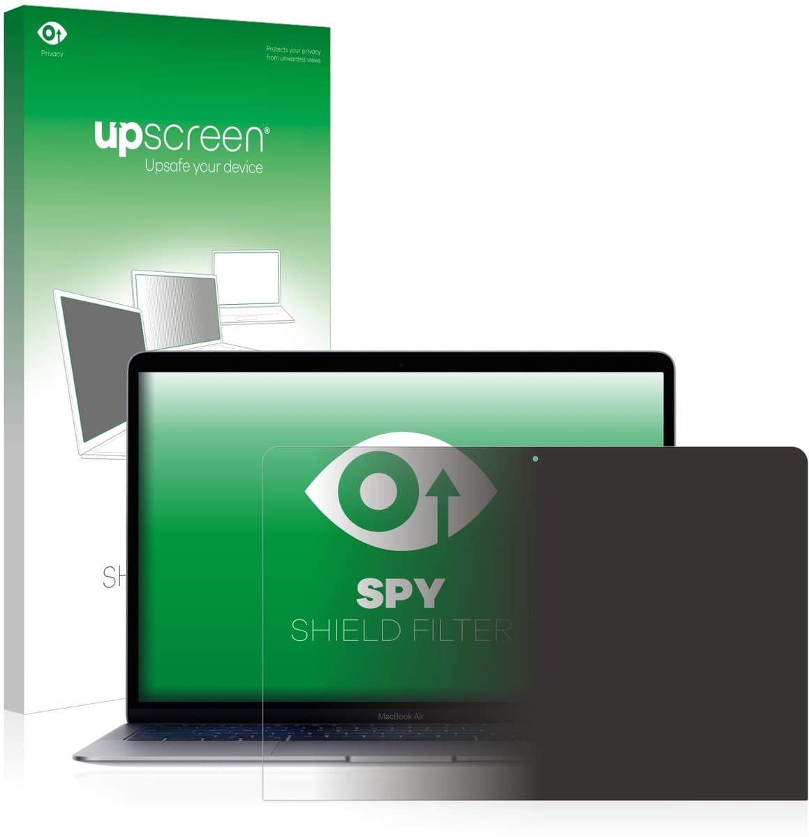 upscreen - privacyscherm voor Apple MacBook Air 13" 2018 - privacy filter screenfilter Blauwlichtfilter