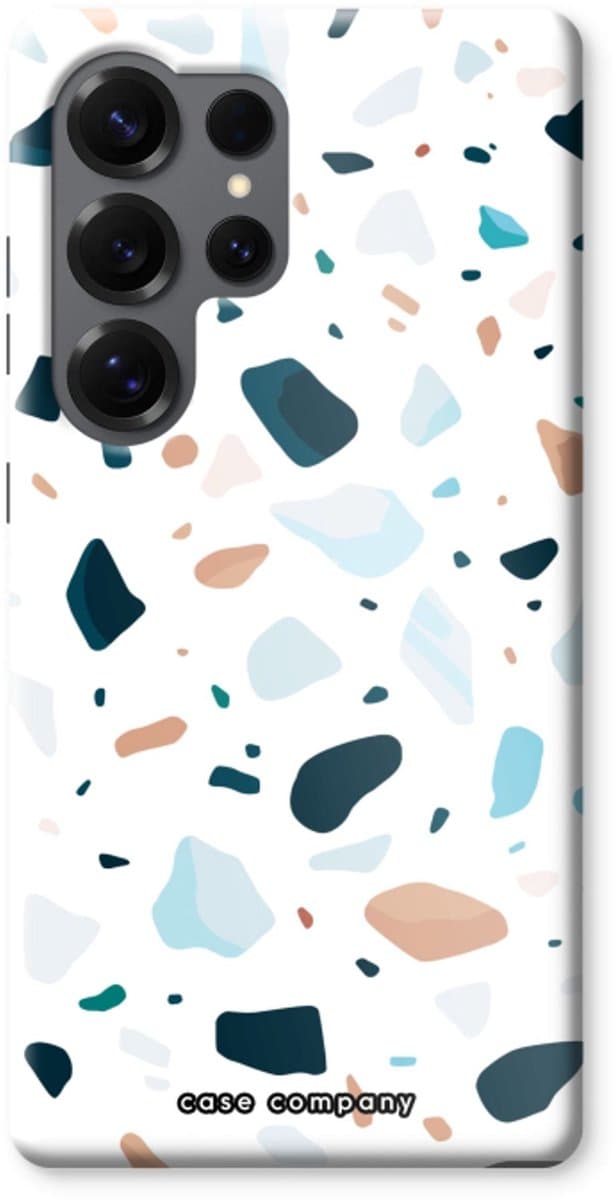 Case Company® - Hoesje geschikt voor Samsung Galaxy S25 Ultra hoesje - Terrazzo N°13 - Tough Case - Maximale Bescherming alle Kanten en Schermrand