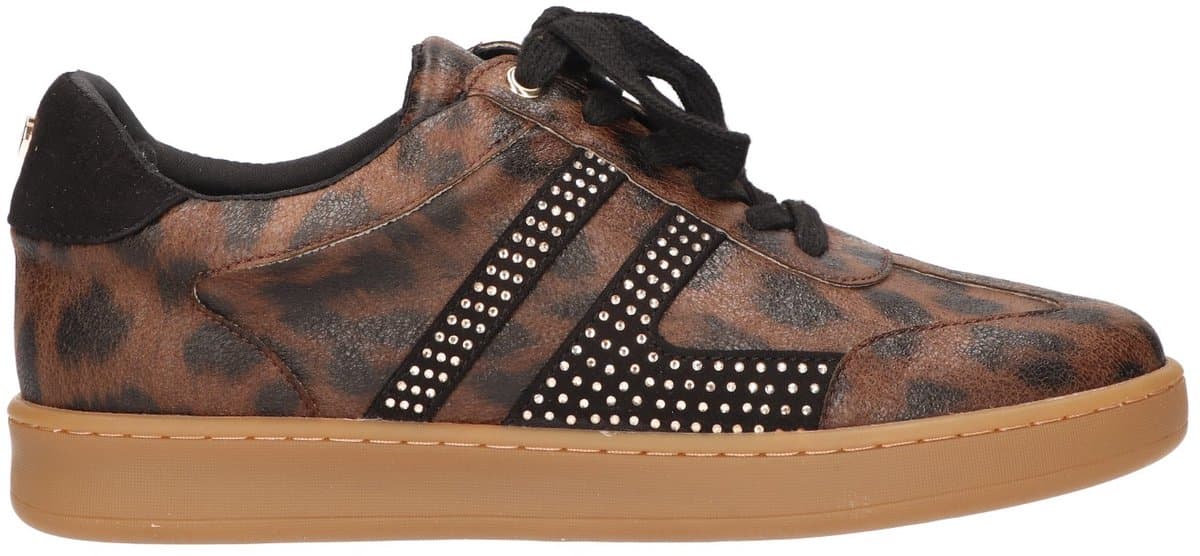 La Strada Sneaker Bruin Leopard Synthetisch - Damesschoenen - Maat - 38