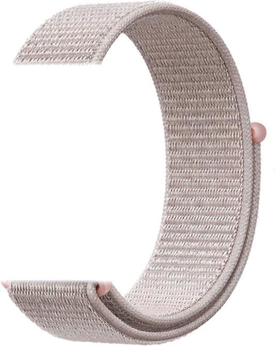 123watches Watch GT nylon band - rose roze - 20mm - Geschikt voor Huawei Watch GT2 & 3 42mm / Overige smartwatches met 20mm bandje