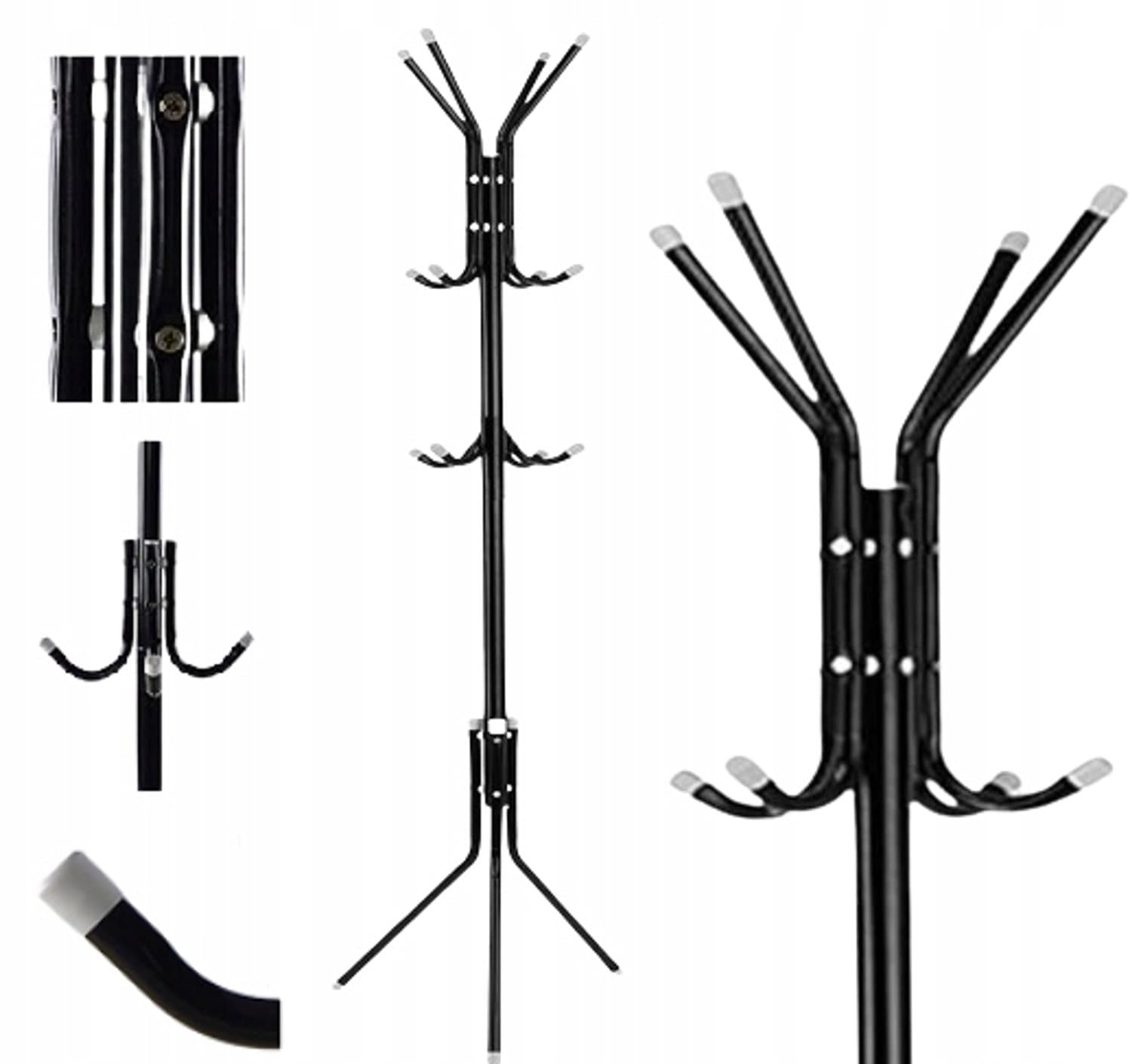 Standaard Kledingrek 170cm Zwart - Stabiel & Functioneel
