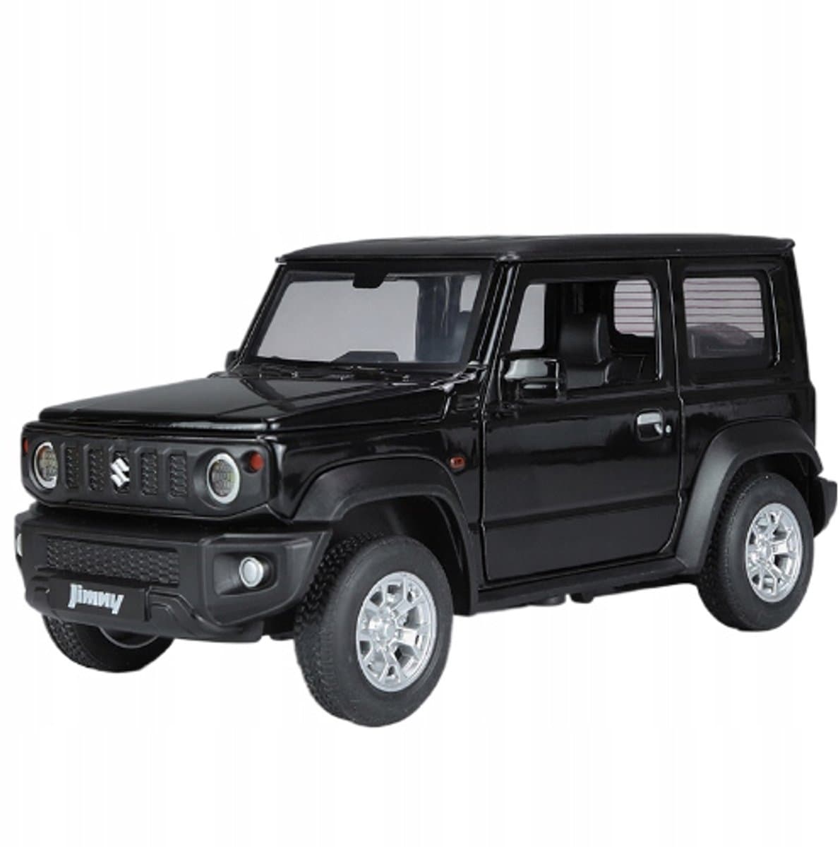 Suzuki Jimny Modelauto 1:24 Zwart Metaal met Geluid & Licht