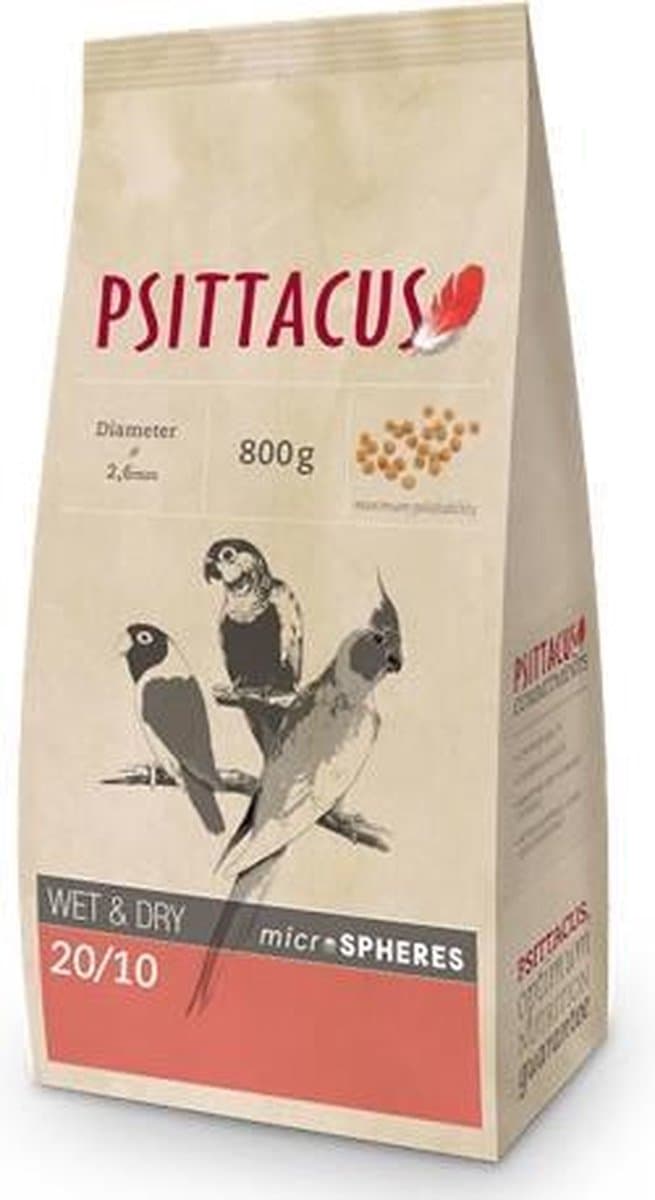 Psittacus Wet & Dry 20/10 Microspheres 3KG