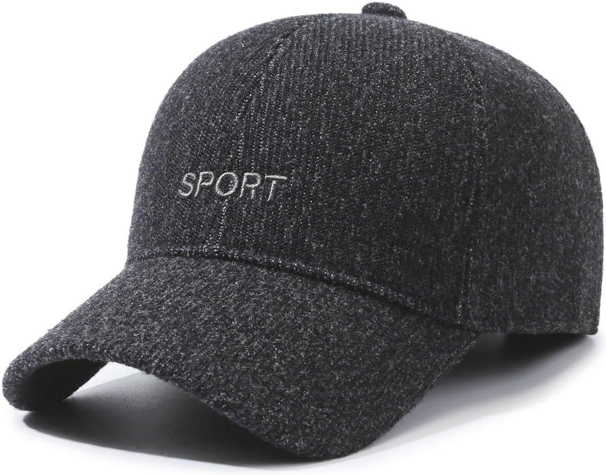 Warme Winter Baseballcap met Oorbescherming voor Mannen