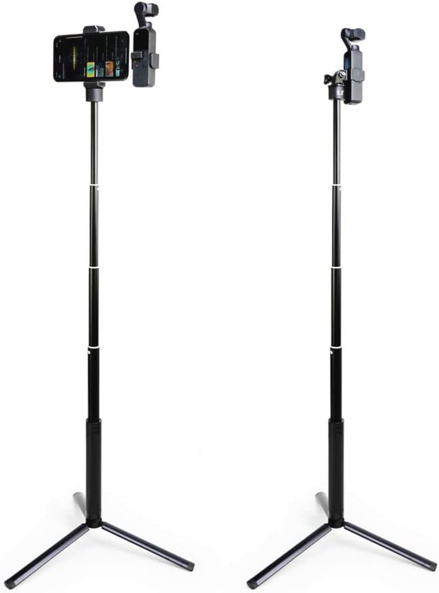 Selfie Stick Tripod Verlengstang voor Action Camera's en Mobiele Telefoons