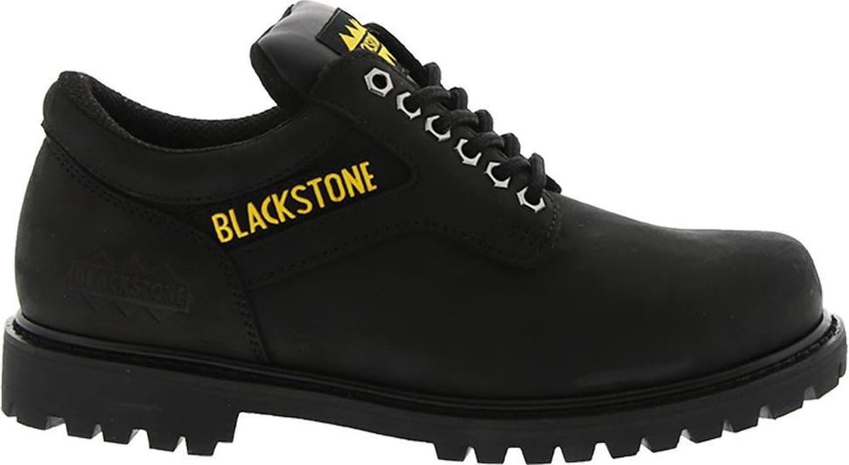 Blackstone 4 INCH OIL NUBUCK BLACK - 0439 Black - Worker - Black - Maat: 40