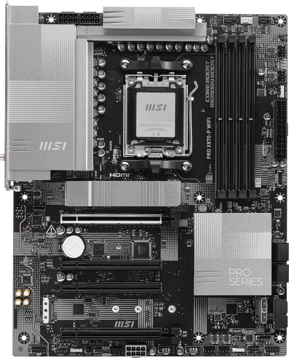 MSI PRO X870-P WIFI moederbord AMD X870 Socket AM5 ATX