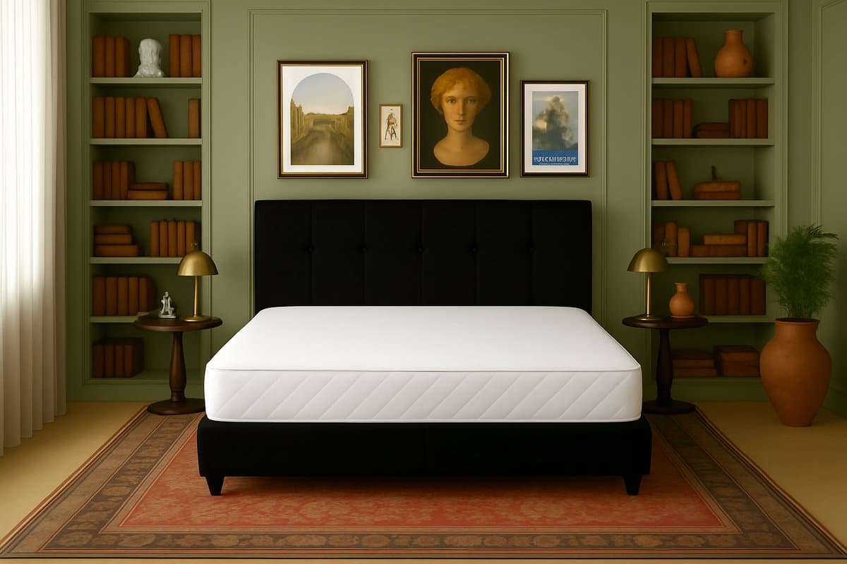 Boxspring Torino Vlak 160x220 cm Luxe Pocketvering Stof zwart Gratis 2x Hoofdkussens