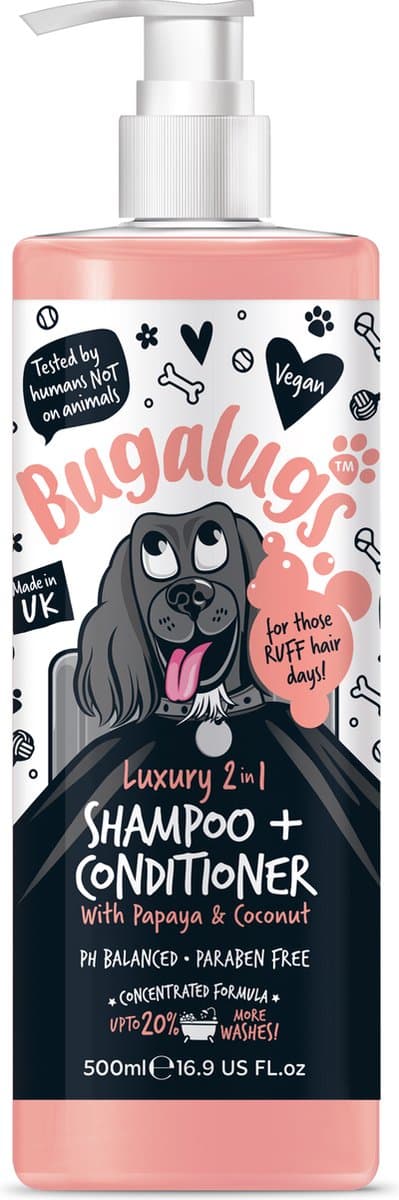 Bugalugs - 2-in-1 Honden Shampoo en Conditioner - 250ml
