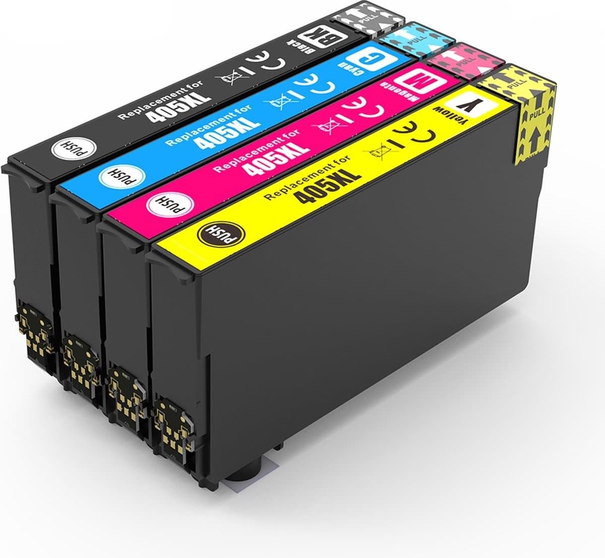 Inktcartridge Geschikt voor Epson 405 / 405XL - Multipack van 4