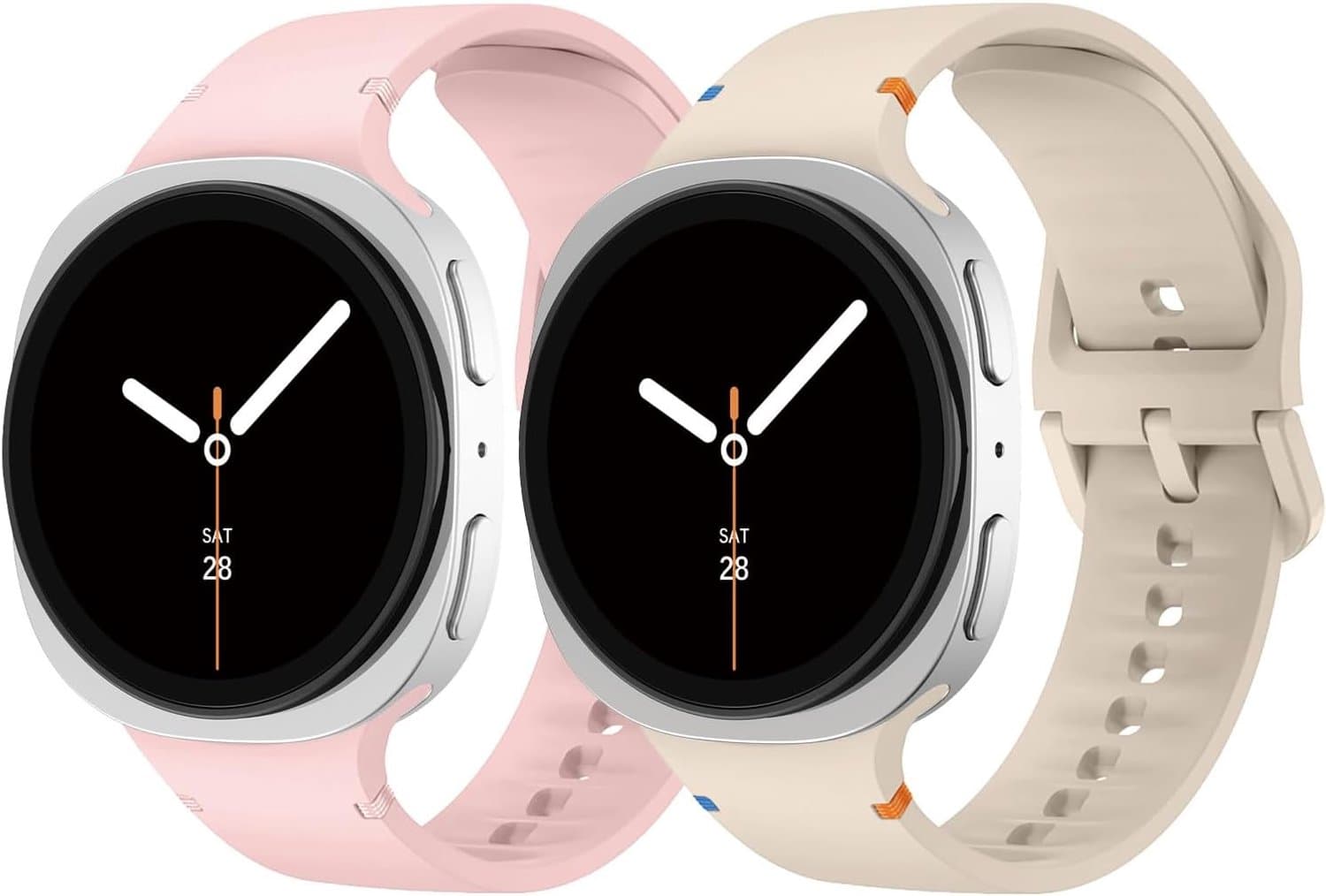 Smartwatch band 40mm 44mm/8 Classic 46mm - zachte siliconen sportband - voor Galaxy Watch 8 Classic - ShopVlot