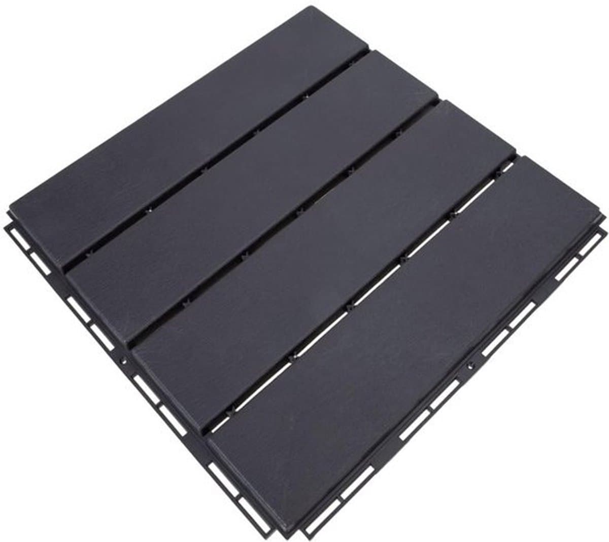 Mozaïekvloertegels - Terrastegels - Composiet - Buitenleven creëren - Waterbestendig - Rubber - 31 x 31 cm - Grijs