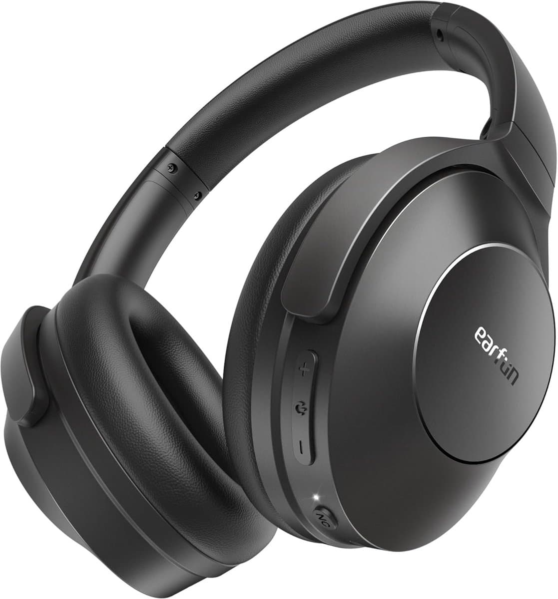 Thijox - EarFun Wave Life Koptelefoon Bluetooth 5.4 - Over-Ear met Hybride Active Noise Cancelling, 60U Speeltijd, 4 Microfoons, Diepe Bass, Aanpasbar