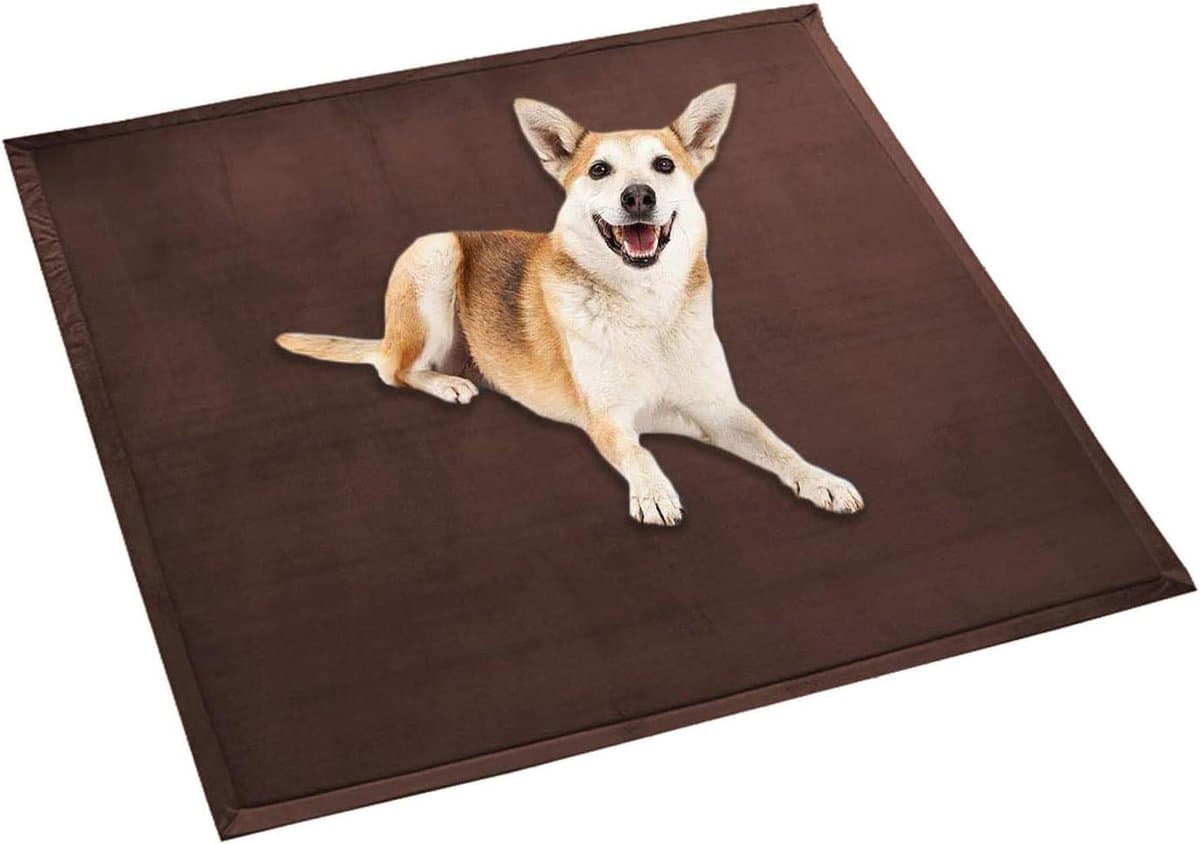 Huisdier Mat - Hondenmand - Rustgevend Slapen - Antislip Bodem - 150x120cm - Bruin