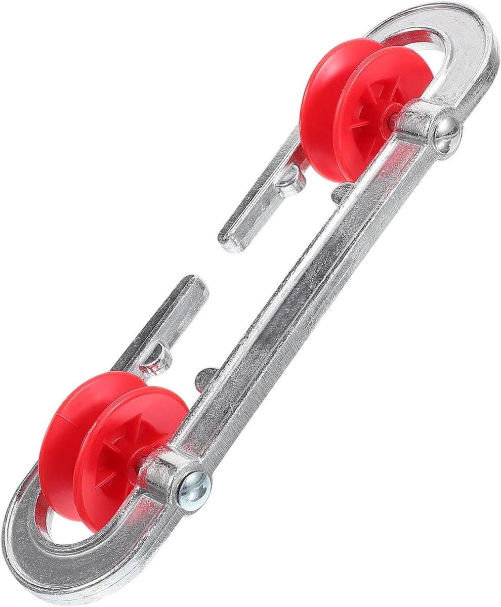Waslijnscheider Aluminium - Touwspreider Lijnverdeler - Was ophangen - Ruimtebesparend ontwerp - 18.5 cm - Zilver