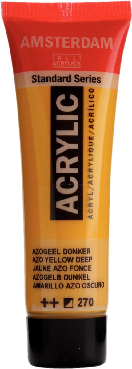 Verf - Acryl - 270 - Azo geel donker - Amsterdam - 20ml