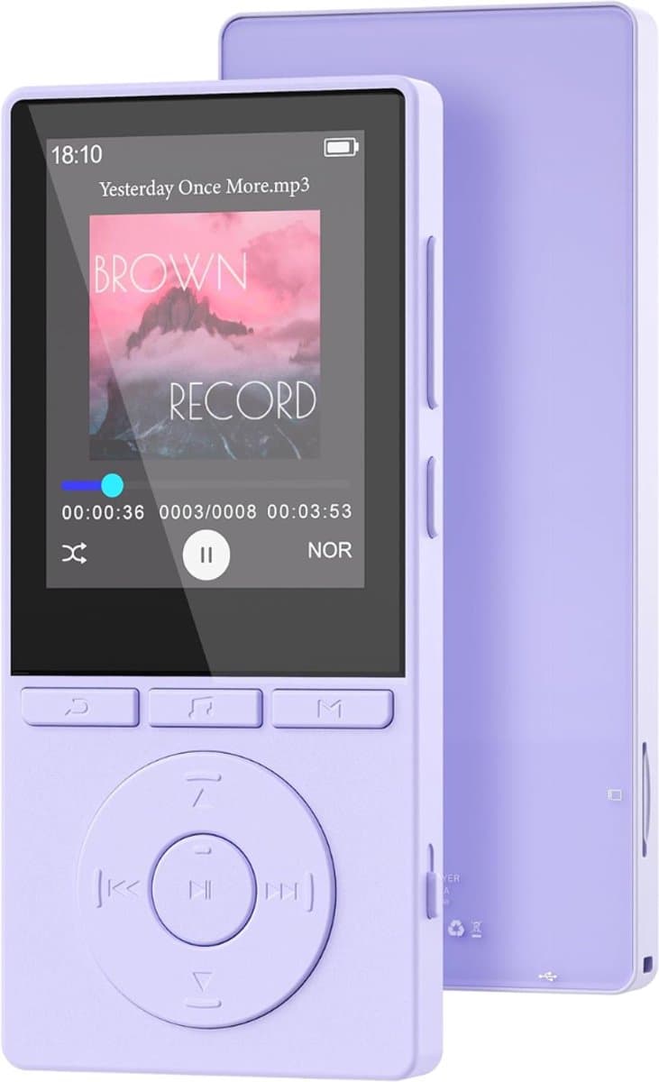 CRLYN® MP3 Speler Bluetooth - MP4 Speler - Muziek Speler voor Kinderen