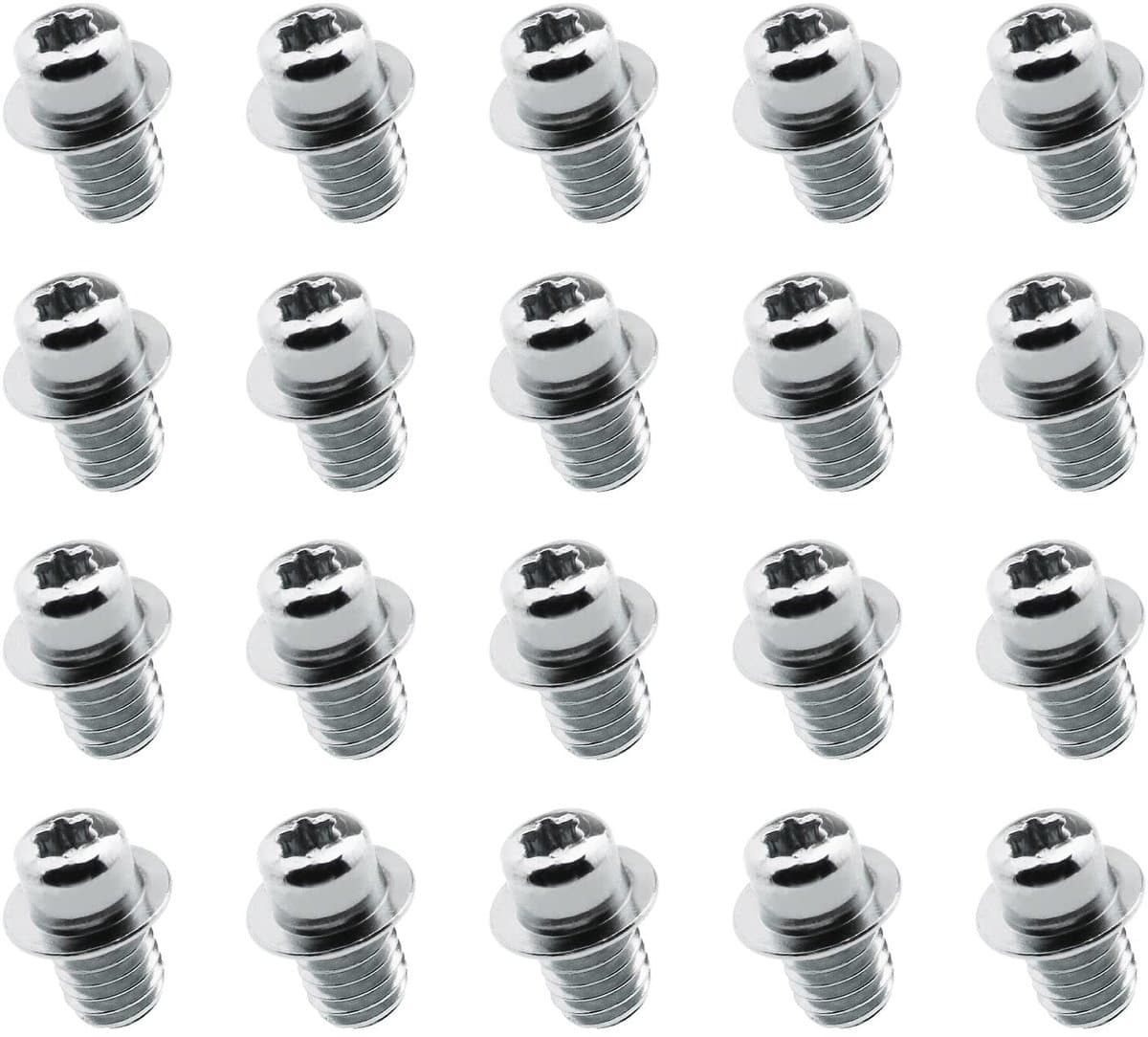 Dailygoods- Harde Schijf Schroeven 20 Stuks - M3 Staal - Antislip - Compatibel met MacBook Pro A1278/A1286/A1297/A1342 - Duurzaam - Eenvoudige Installatie - Schroefset