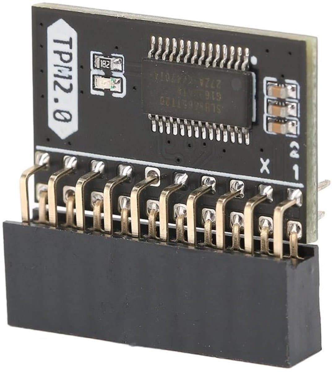 2.0-coderingsbeveiligingsmodule - cryptoprocessor - beveiliging - 20-pins 2x10P - losstaande module - ideaal voor desktop en laptop - ...