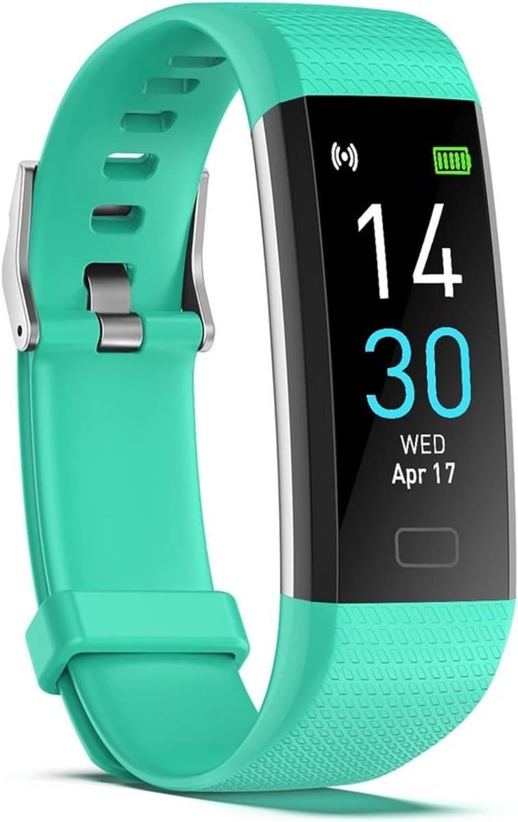 Activity Tracker met Hartslagmonitor, Slank Fitness Horloge voor Dames, Heren & Kinderen, Slaapmonitor en Bloeddrukmonitor