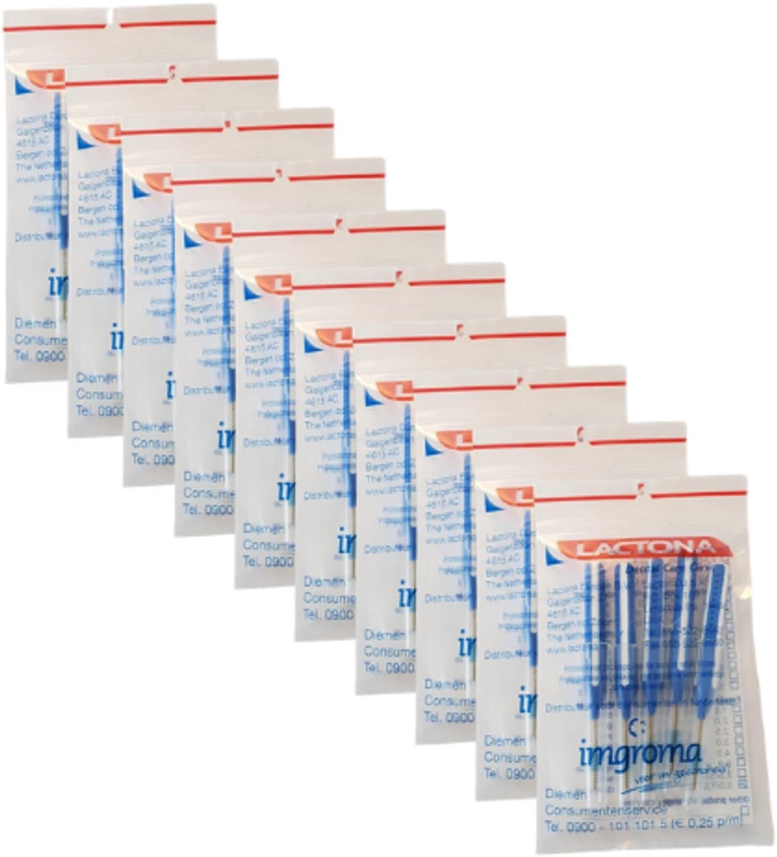 Lactona Easygrip Ragers Conisch-Easygrip B 3-7mm - Donkerblauw - 10 x 5 stuks - Voordeelpakket