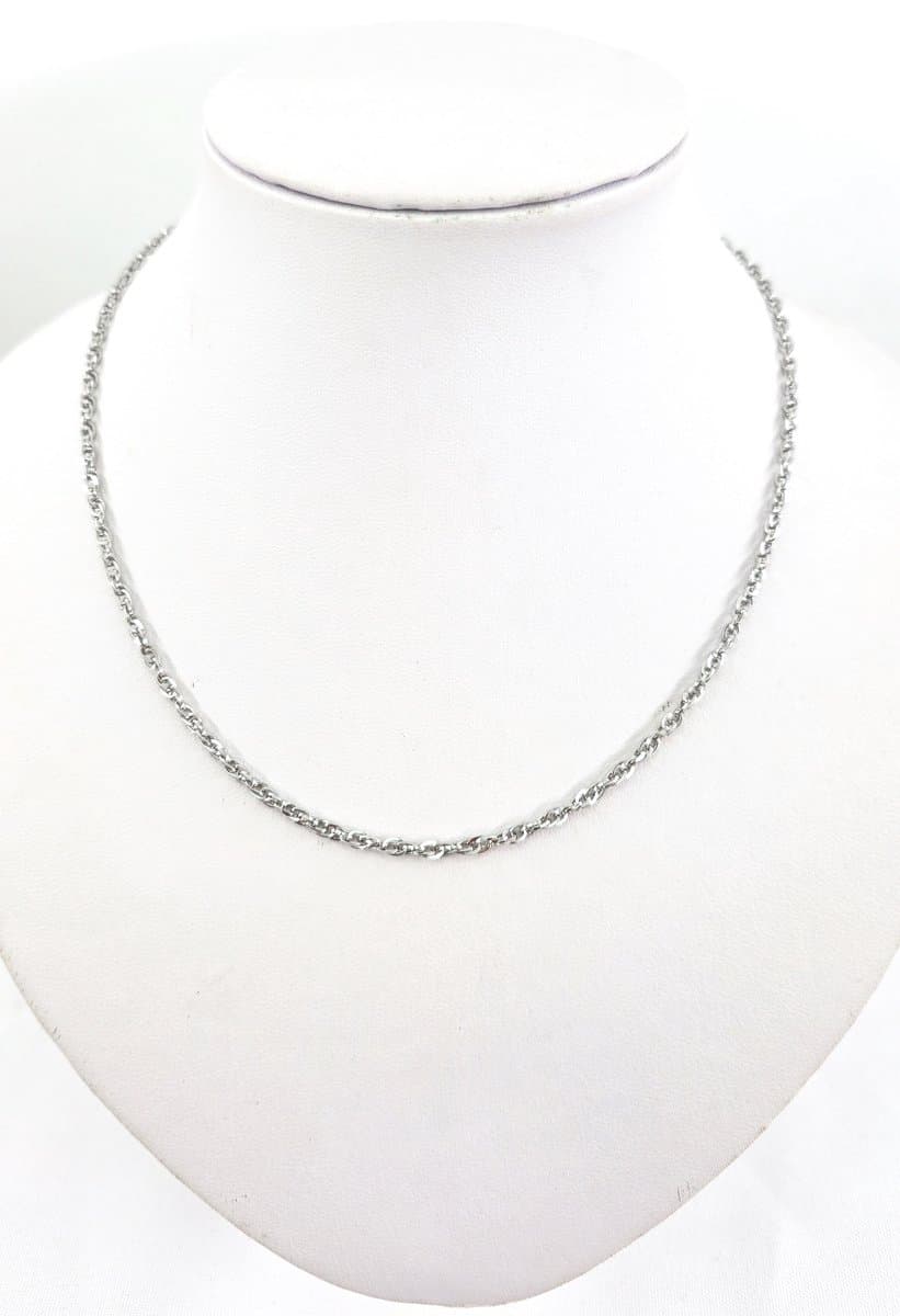 Halsketting - RVS - Stalen Kabelketting - L 45cm - D 2.5mm - prachtige te combineren met of zonder hanger - mannen - Vrouw.