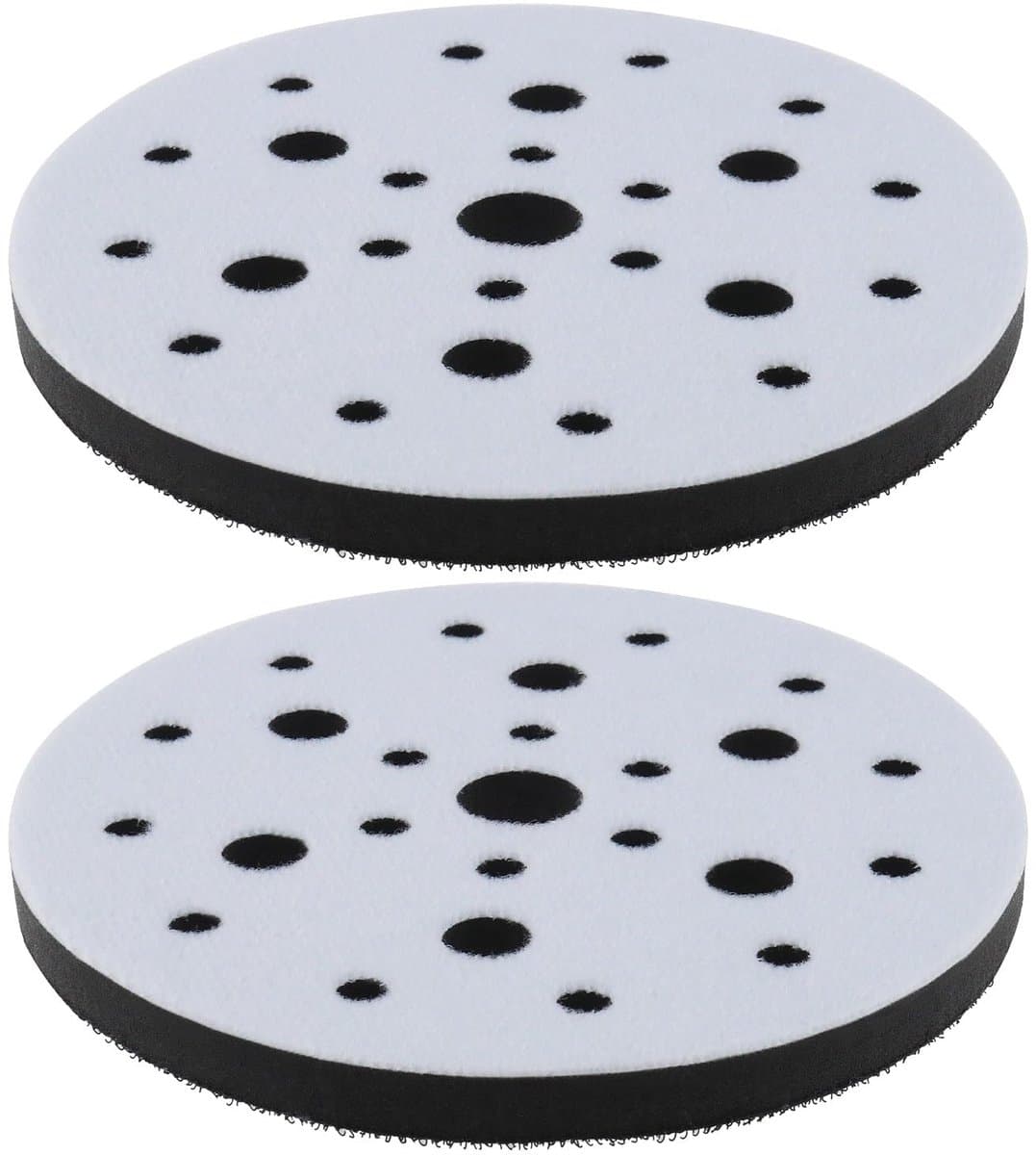 2 STKS Zachte Spons Interface Pad 150mm Diameter 25 Gaten Haak & Loop Zachte Buffer Spons Interface Kussen Pad Voor Schuren Pads