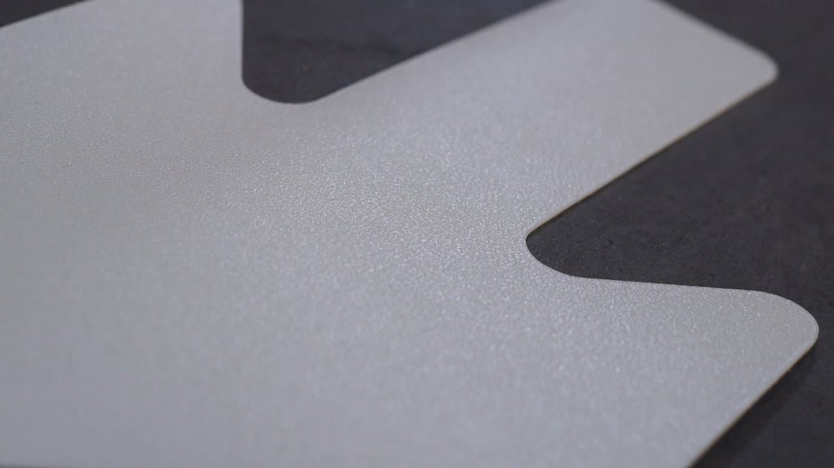 Pijl Rood 90 x 130 mm - vloersticker met vlakke toplaag