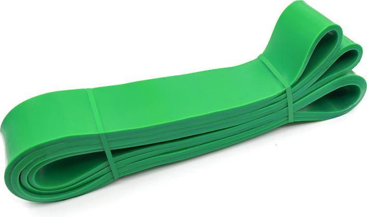SUNMOOL Powerband - Fitness Elastiek - Weerstandsband - Fitnessband - Powerlifting Banden - Extra Heavy - 4.5cm - Groen - 1Stuk