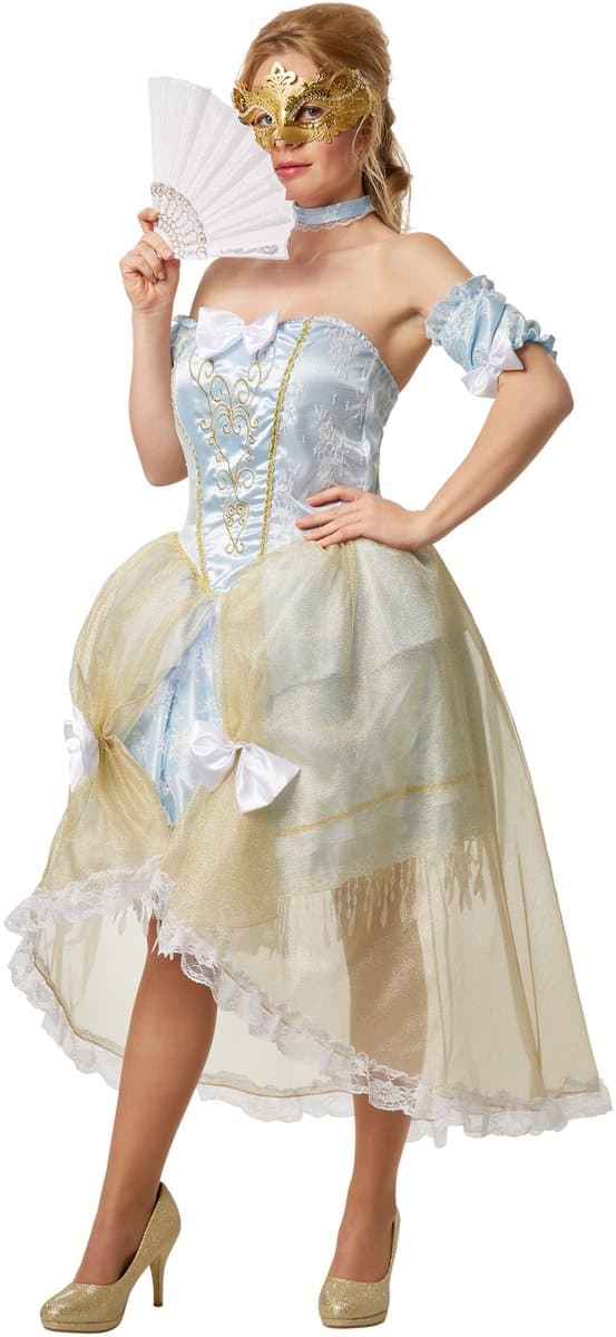 dressforfun - Vrouwenkostuum in sexy barokstijl S - verkleedkleding kostuum halloween verkleden feestkleding carnavalskleding carnaval feestkledij partykleding - 301893