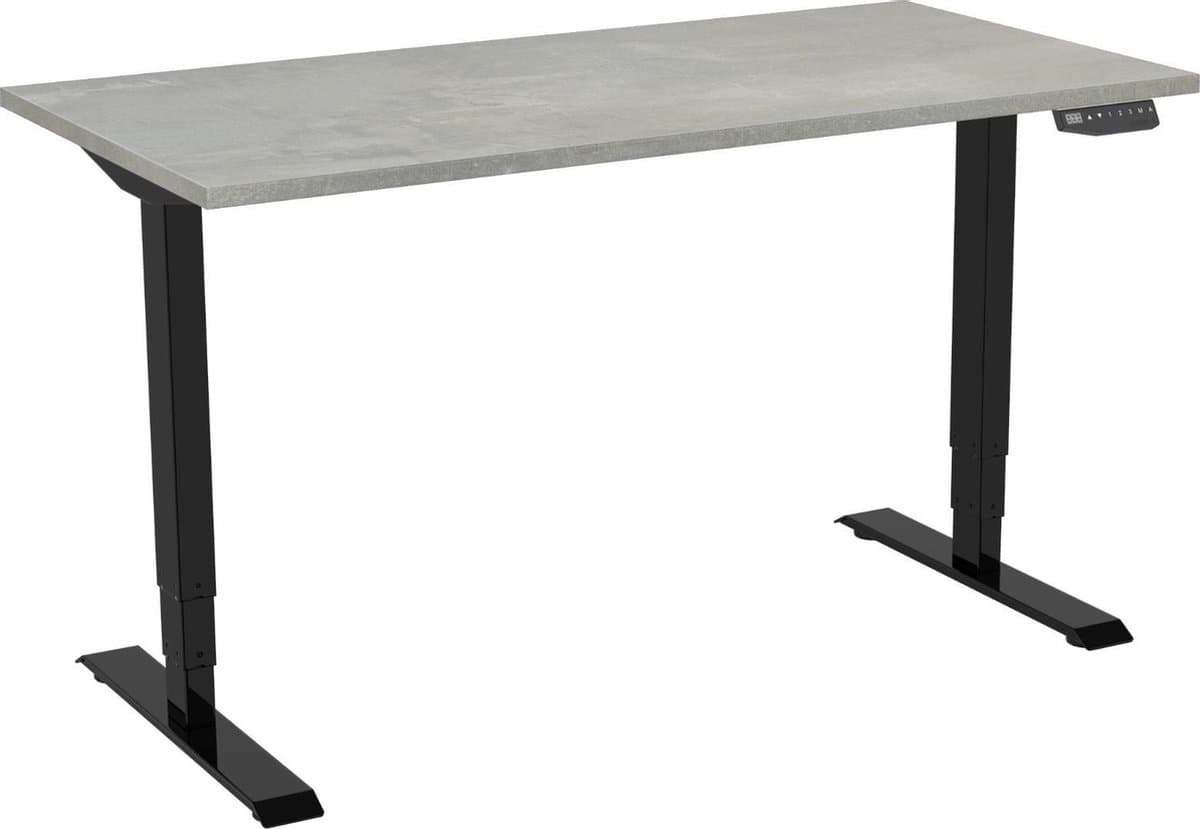 OrangeLabel Desk Pro2 160x80 zwart frame / blad Oxyd. 2 motoren incl. LED display met memory
