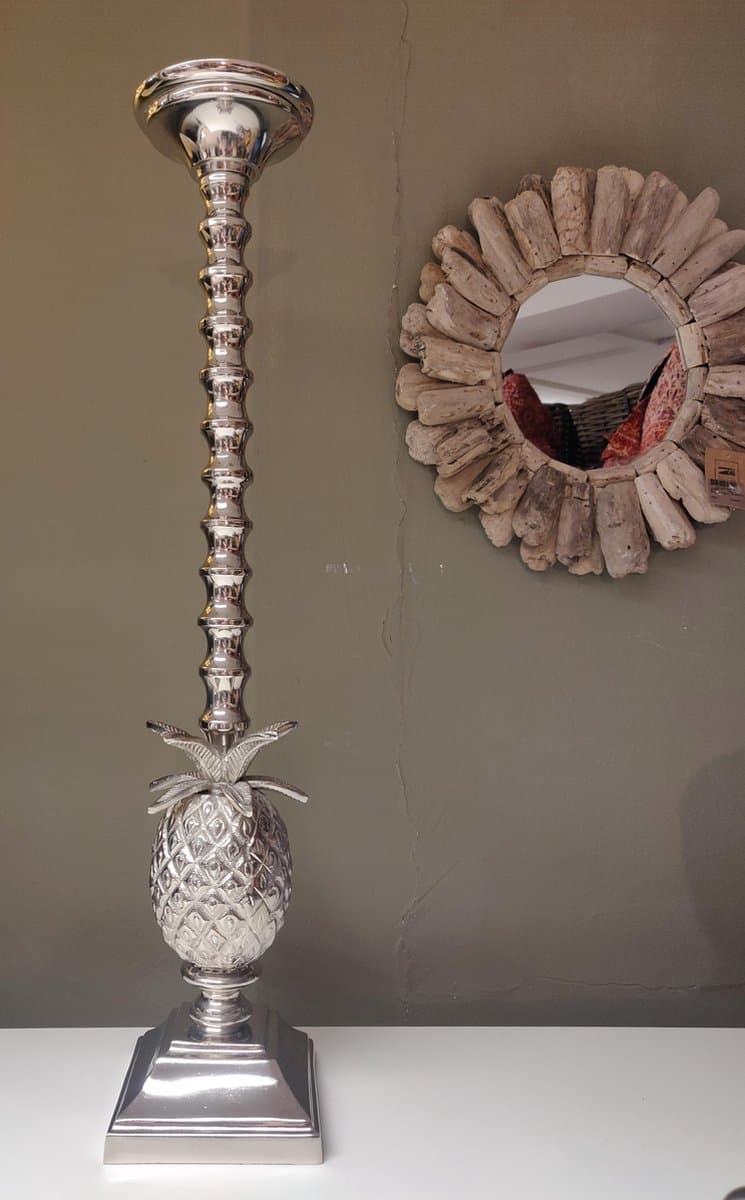 Aluminium Kandelaar Palm 65 cm Gilde Cult at Home