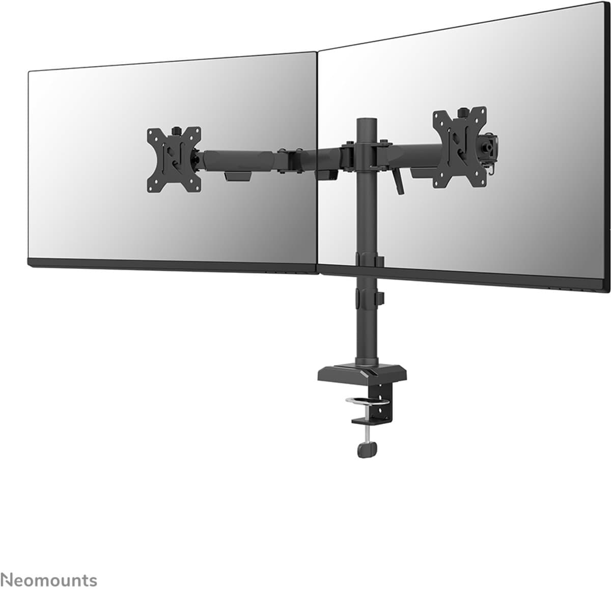 Neomounts NERO DS60-600BL2 Monitorarm Zwart