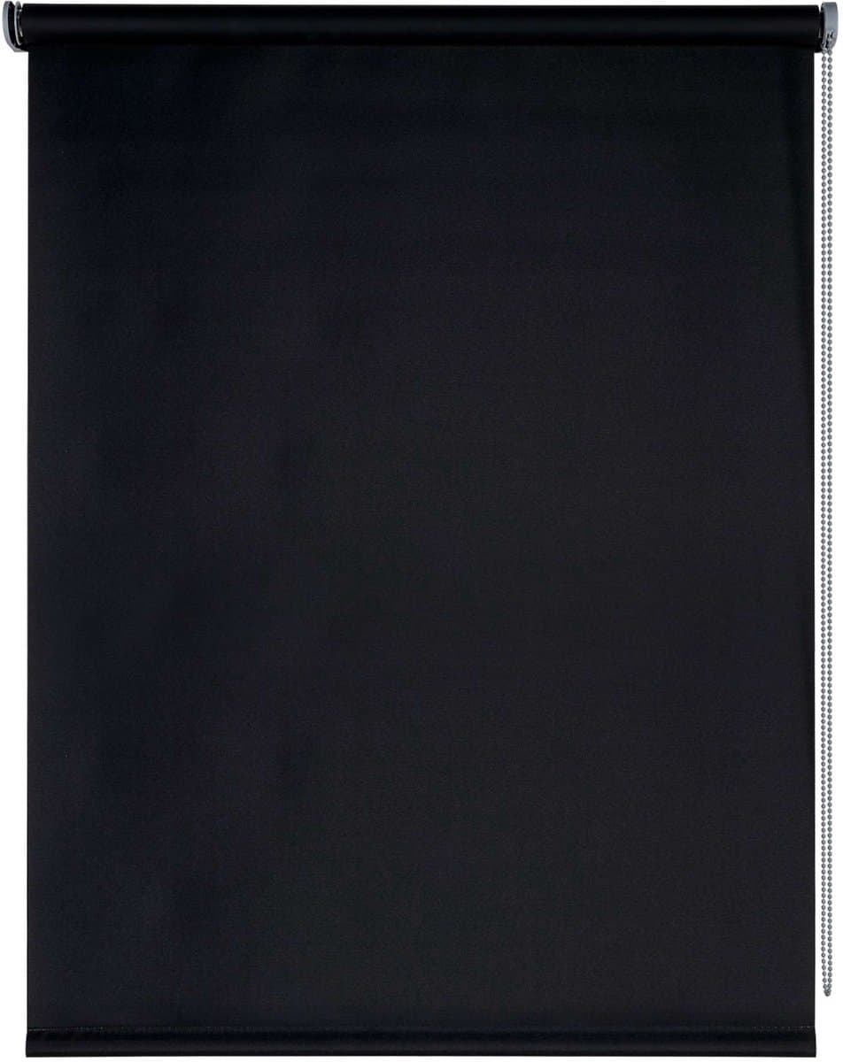 Storesdeco - Opaco Moon rolgordijn, Blackout rolgordijn Zwart, 160x250 cm
