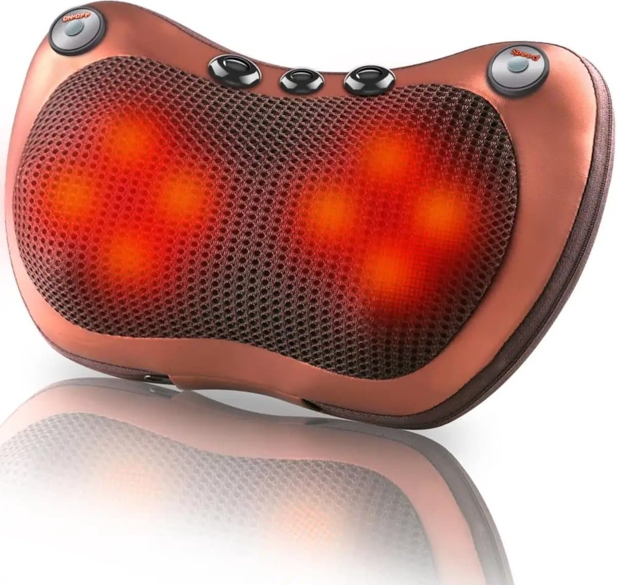 JK24 - Shiatsu Massagekussen - Nekmassage Apparaat - Massage Apparaten - Nek en Schouder Massage Apparaat - Massageapparaten met Infrarood Verwarming