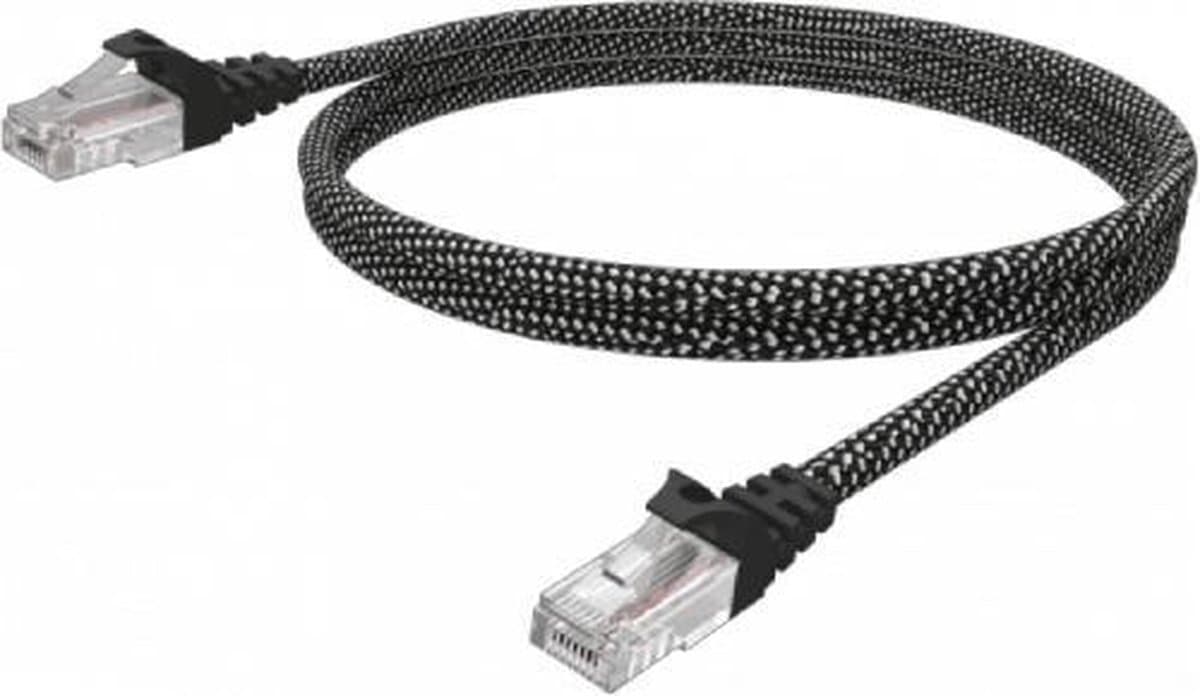 Vision TC-10MCAT6-HQ netwerkkabel Zwart, Wit 10 m Cat6 U/UTP (UTP)