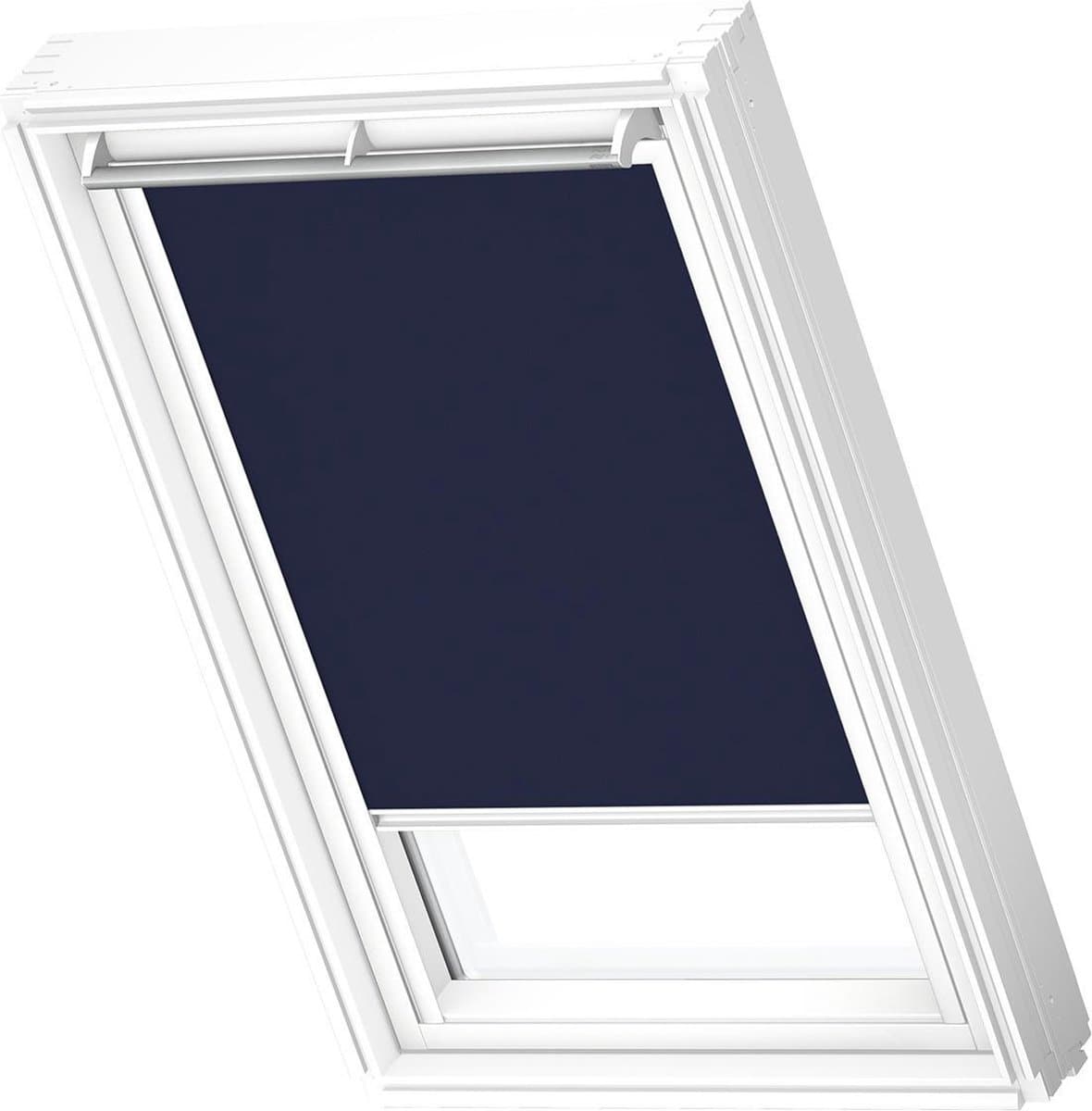 VELUX Origineel Verduisterend Rolgordijn (DKL) Wit Kozijn, SK06, Donkerblauw