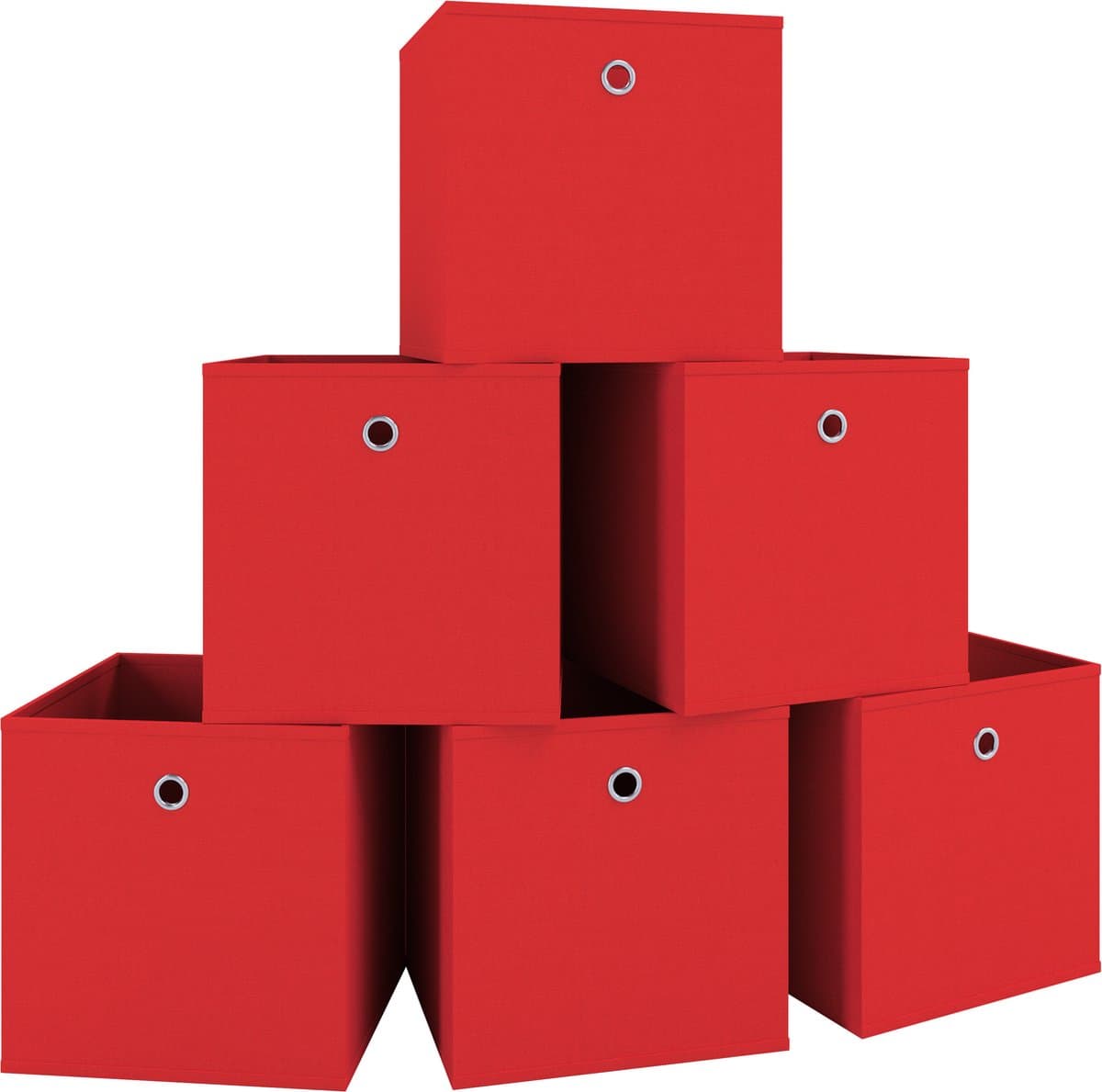 VCM Set van 6 vouwdozen vouwdoos stoffen doos vouwdozen plank doos opbergdozen Set van 6 vouwdozen vouwdoos stoffen doos vouwdozen plank doos opbergdozen