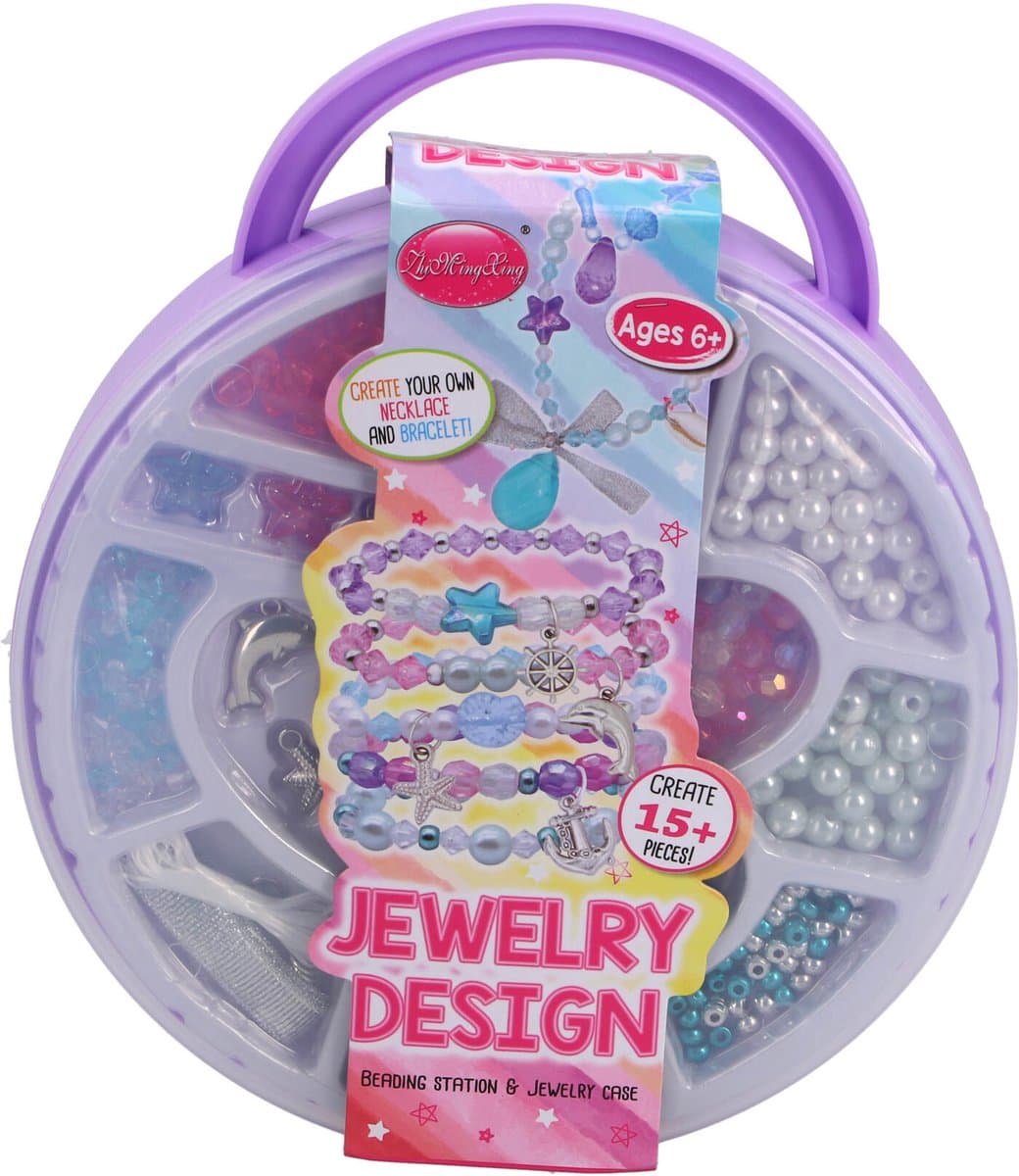KiddyGo kralenset sieraden maken - creatieve armbandjes set voor kinderen.