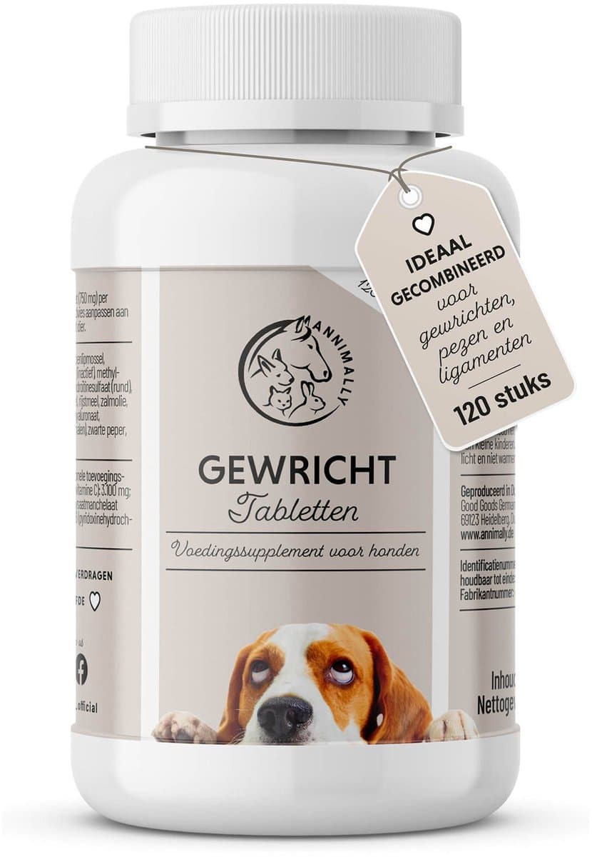 Annimally Gewrichtstabletten Hond - 120 tabletten