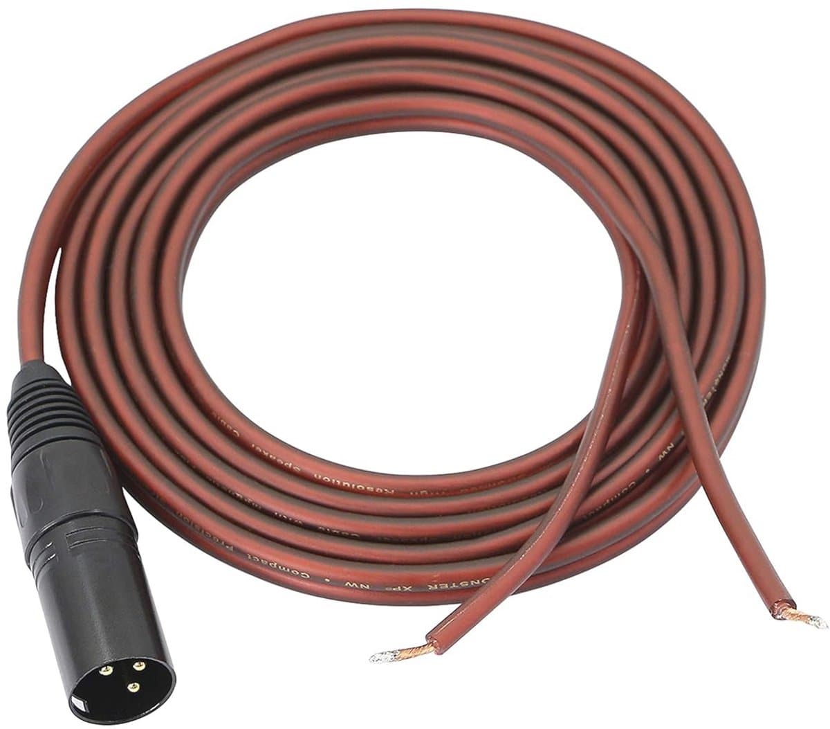 XLR Spreker Kabel 2M - Professionele Audio Kleur Draad met Gouden Connector